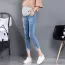 Pantalon grossesse jeans skinny à trous