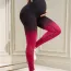 Legging grossesse de sport noir et rose