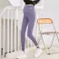 Legging grossesse de sport taille réglable violet