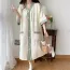 Chemise de nuit allaitement longue et épaise en coton 