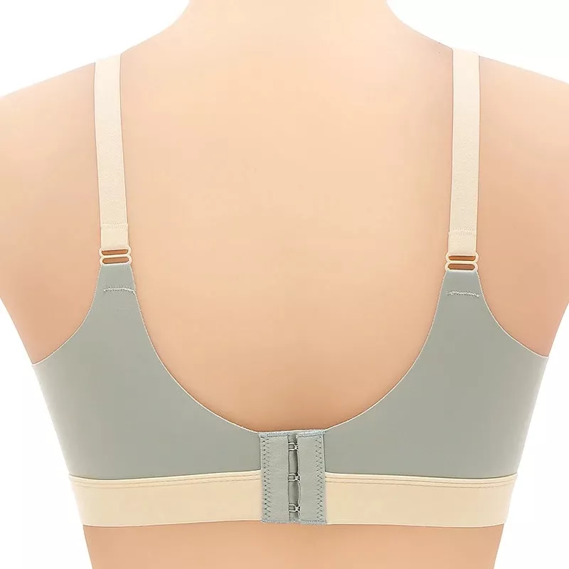 Soutien gorge allaitement vert en dentelle 