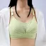 Soutien gorge allaitement vert avec maintien